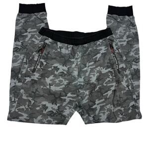 Bape Aape Gray and Black Jogger Sweatpants Urban Camo